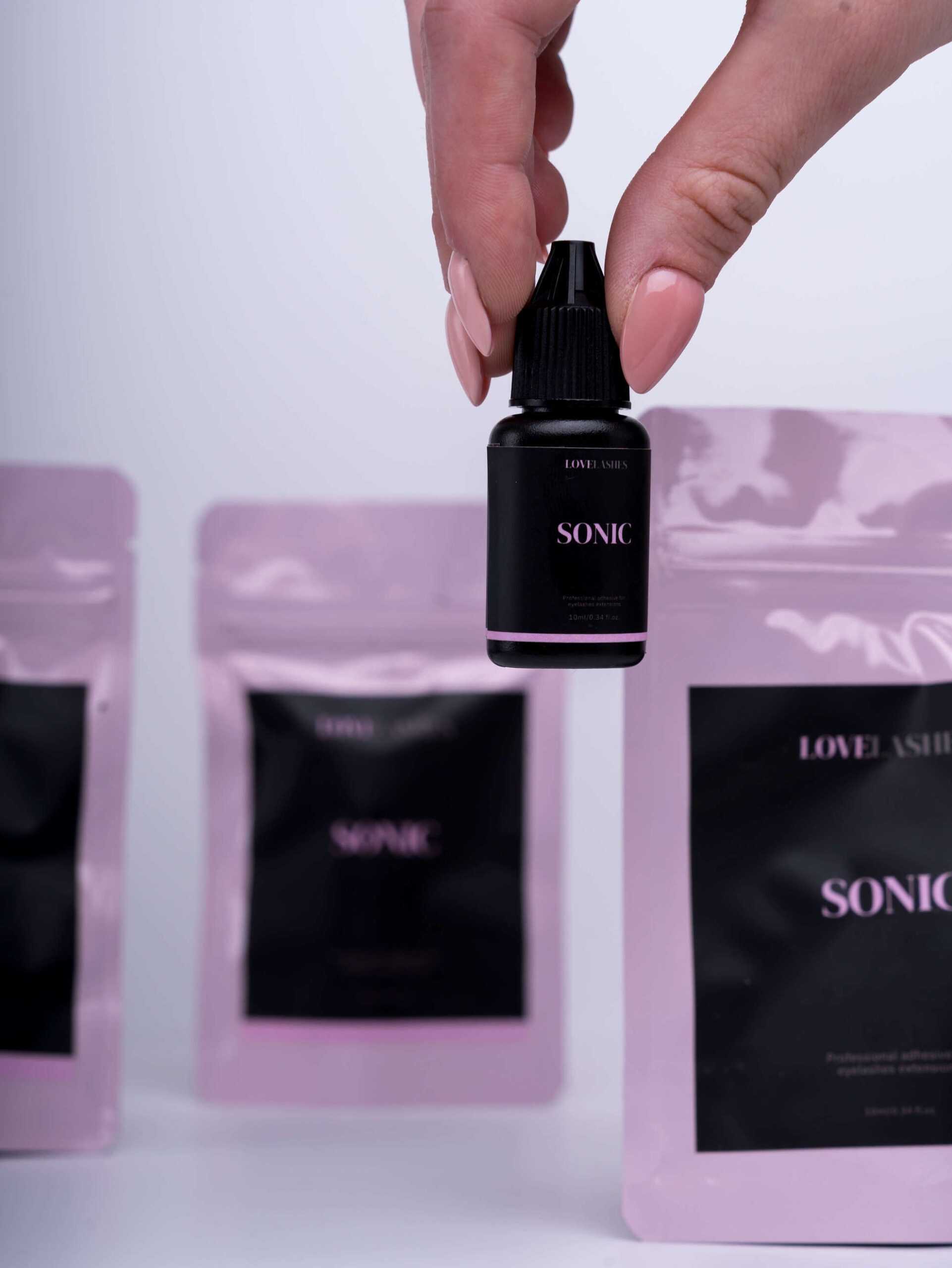 SONIC hitrosušeče lepilo za podaljševanje trepalnic