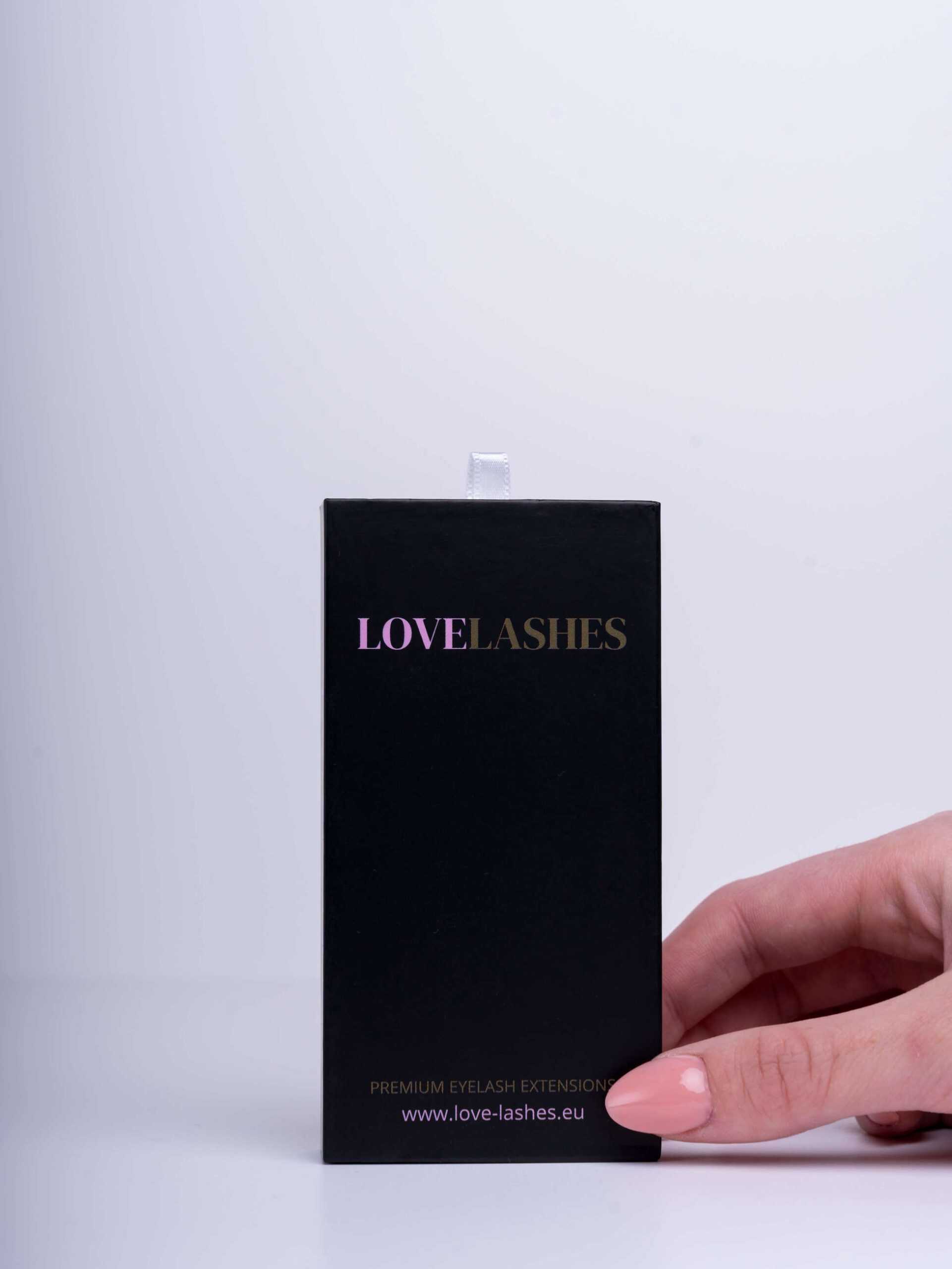 Ekstenzije trepavica boje tamne čokolade 0.07 – MIX malih dužina (6-9) - Slika 3